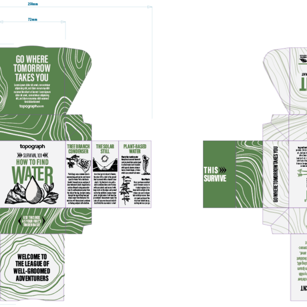 Topograph Packaging & Copy